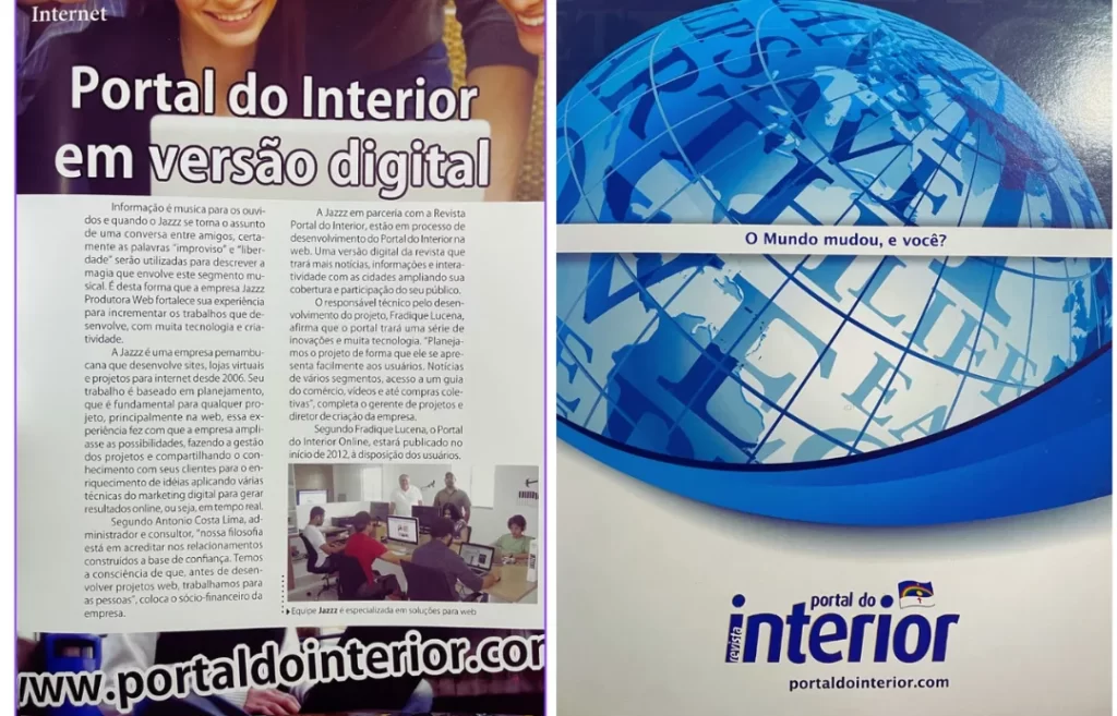 A Revista Portal do Interior se Transformou no Portal Digital e Segue Valorizando o Interior de Pernambuco