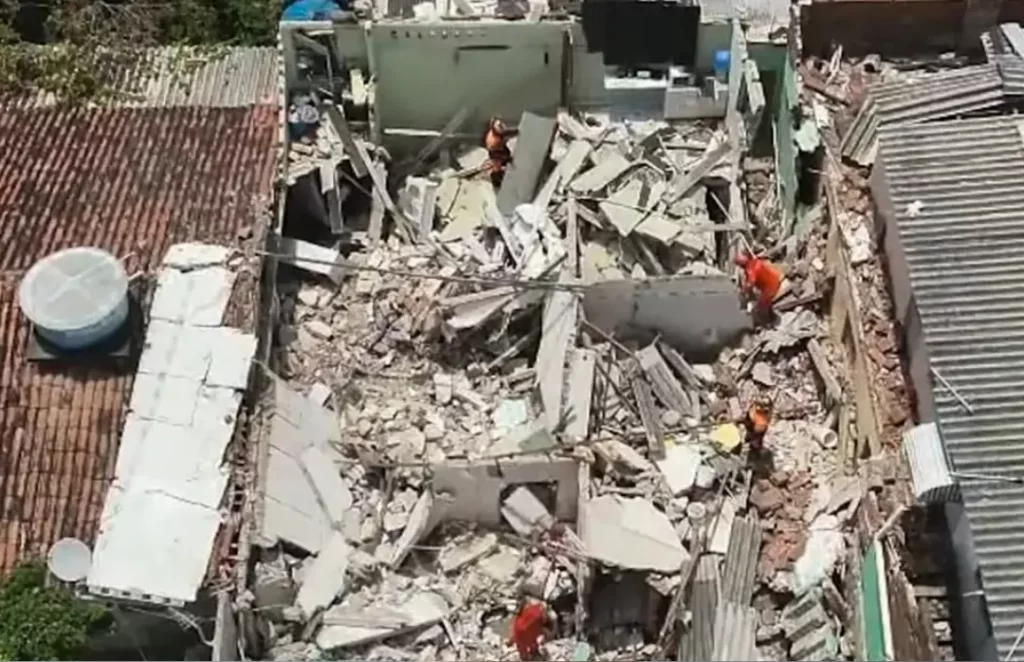 Explosão Olinda Ouro Preto Vítimas