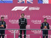 Russell vence GP do Azerbaijão com vitória apertada sobre Verstappen