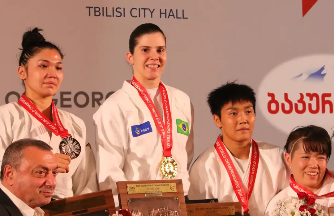 Brasil garante três títulos mundiais no judô paralímpico e chega a dez medalhas