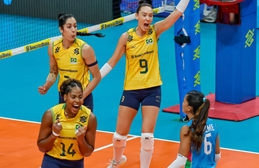 Seleção feminina de vôlei garante presença em Los Angeles 2028 após conquistar Pré-Olímpico