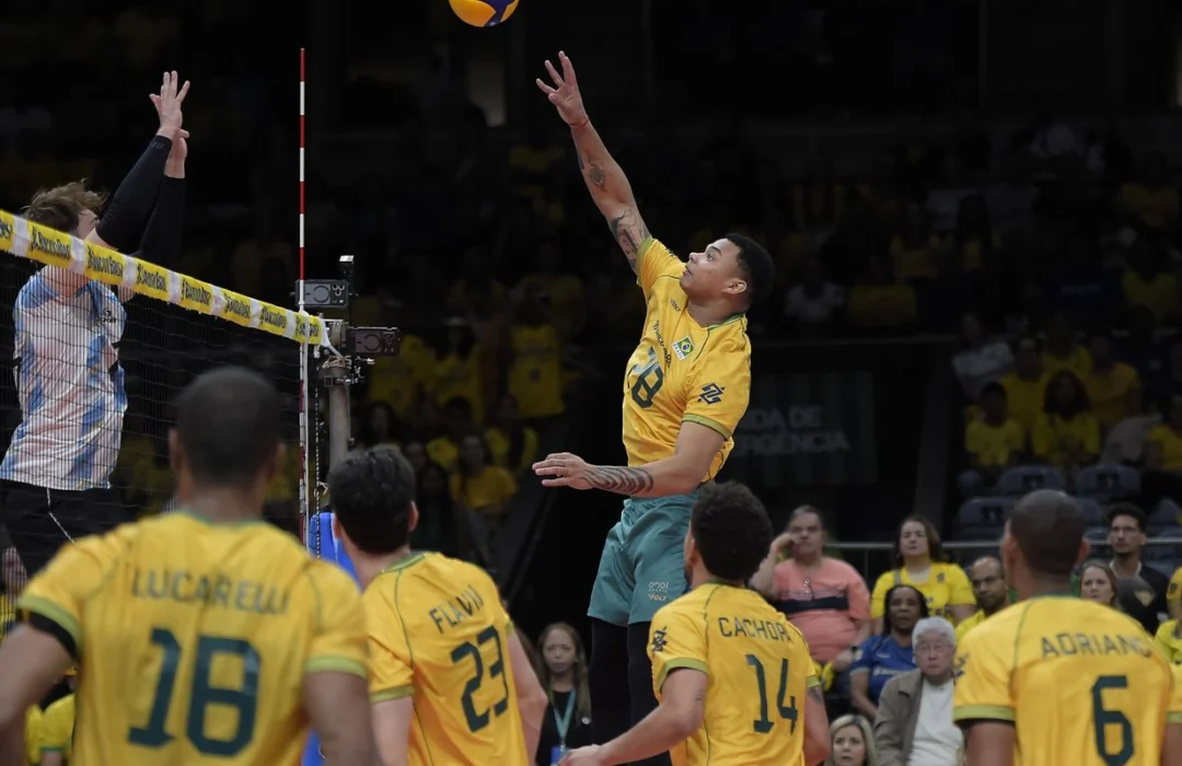 Seleção masculina de vôlei garante participação nas Olimpíadas de 2028