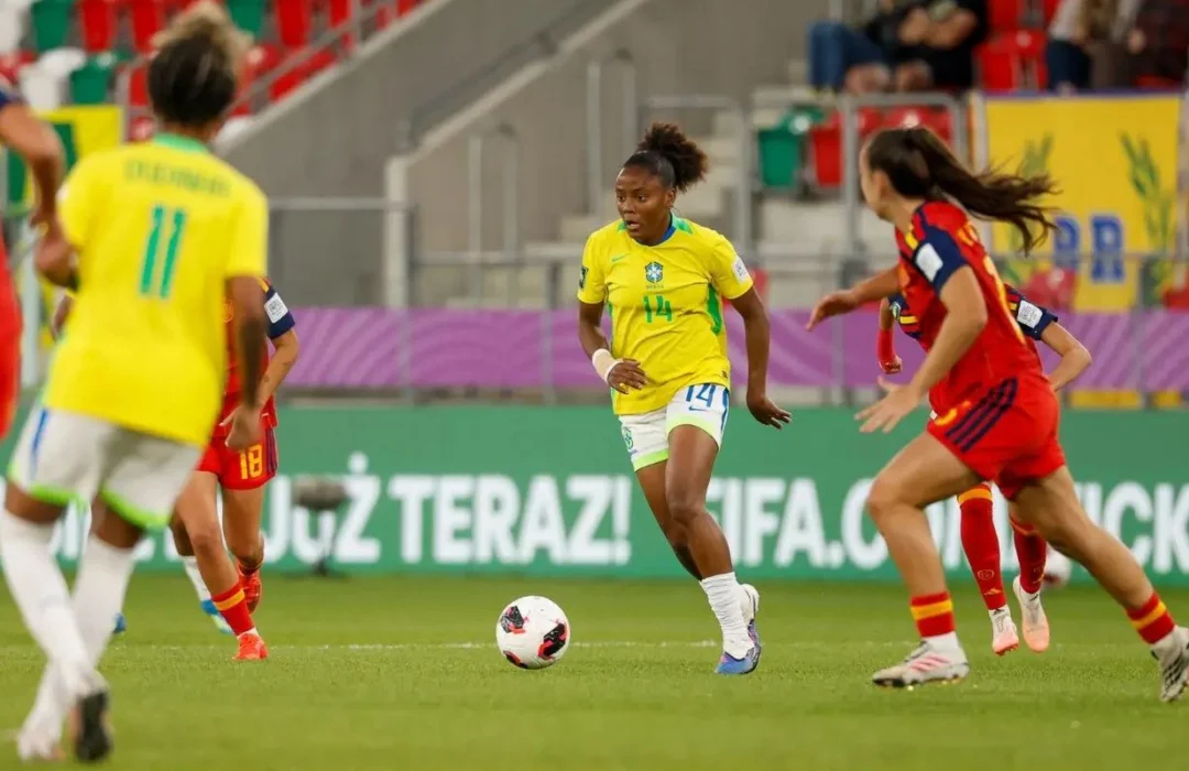Seleção Brasileira feminina sub-20 é eliminada pela Espanha nas quartas de final