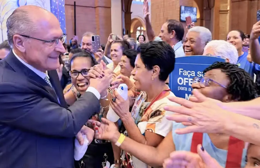 Alckmin defende imparcialidade da Justiça Eleitoral em santuário de Aparecida