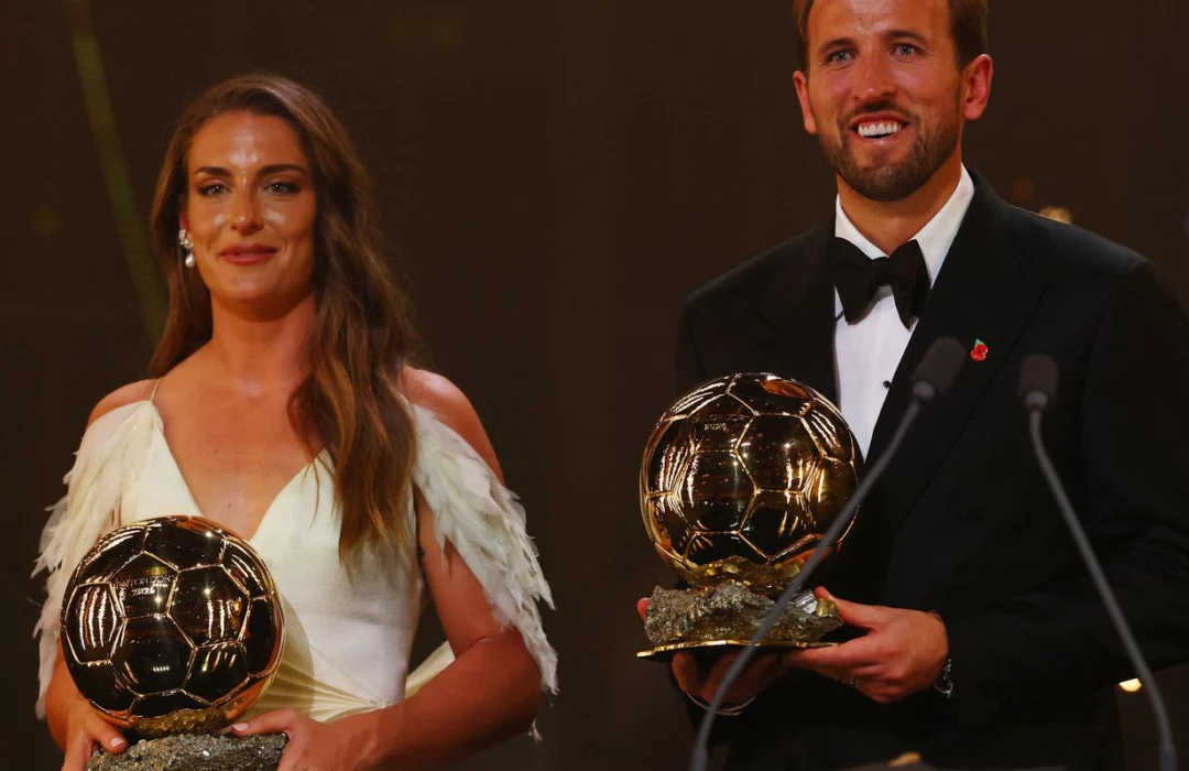 Harry Kane e Alexia Putellas são coroados com a Bola de Ouro 2026