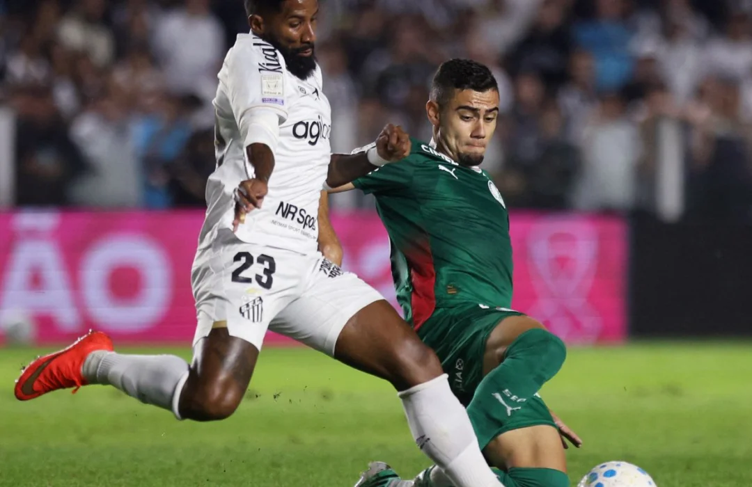 Palmeiras e Santos empatam sem gols; Flamengo aproveita para manter liderança