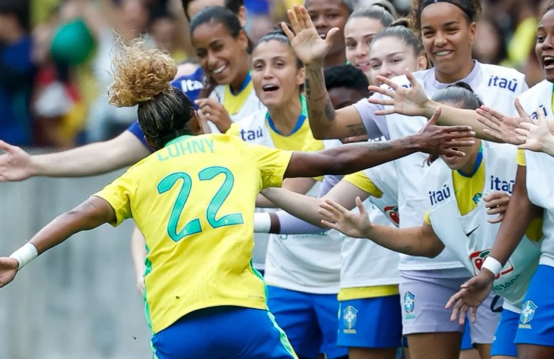 Brasil domina Argentina em estreia no Beira-Rio com goleada de 3 a 1