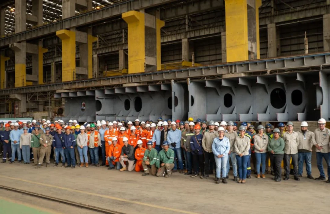 Estaleiro gaúcho inicia construção de navios para Transpetro